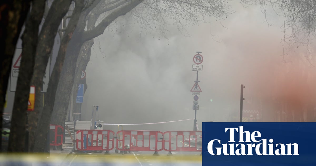 Thousands evacuated as fire breaks out in central London – in pictures