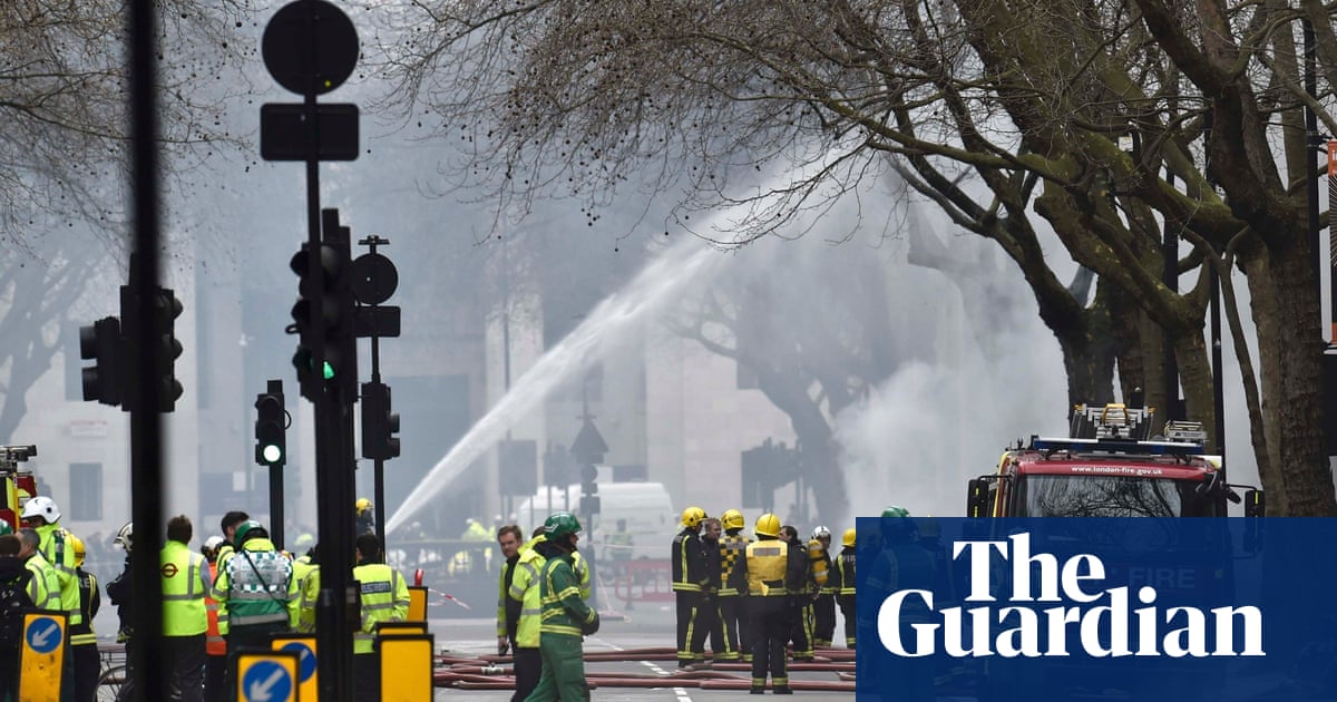Thousands evacuated as fire breaks out in central London – in pictures