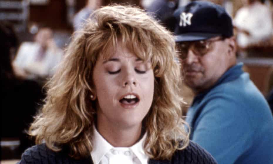 Meg Ryan shows how to fake it in When Harry Met Sally