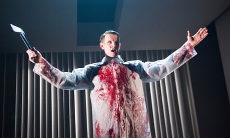 Matt Smith plays Patrick Bateman in the Almeida Theatre's adaptation of American Psycho.