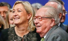 Jean-Marie and Marine Le Pen