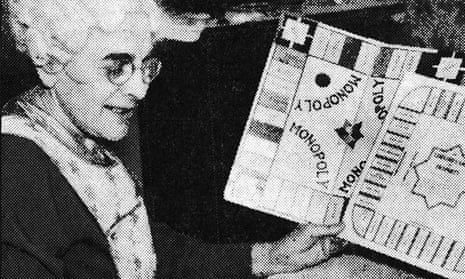 Lizzy Magie, inventor of the Landlord's Game, which we now know as Monopoly, in 1936.