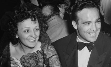 Edith Piaf and Marcel Cerdan at the Versailles nightclub, New York, in 1940.