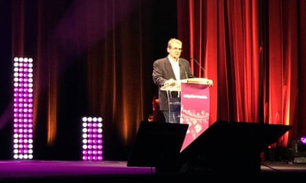Eric Scherer at the MIPFormats conference.