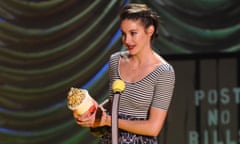 Shailene Woodley winning best female performance for The Fault in Our Stars.