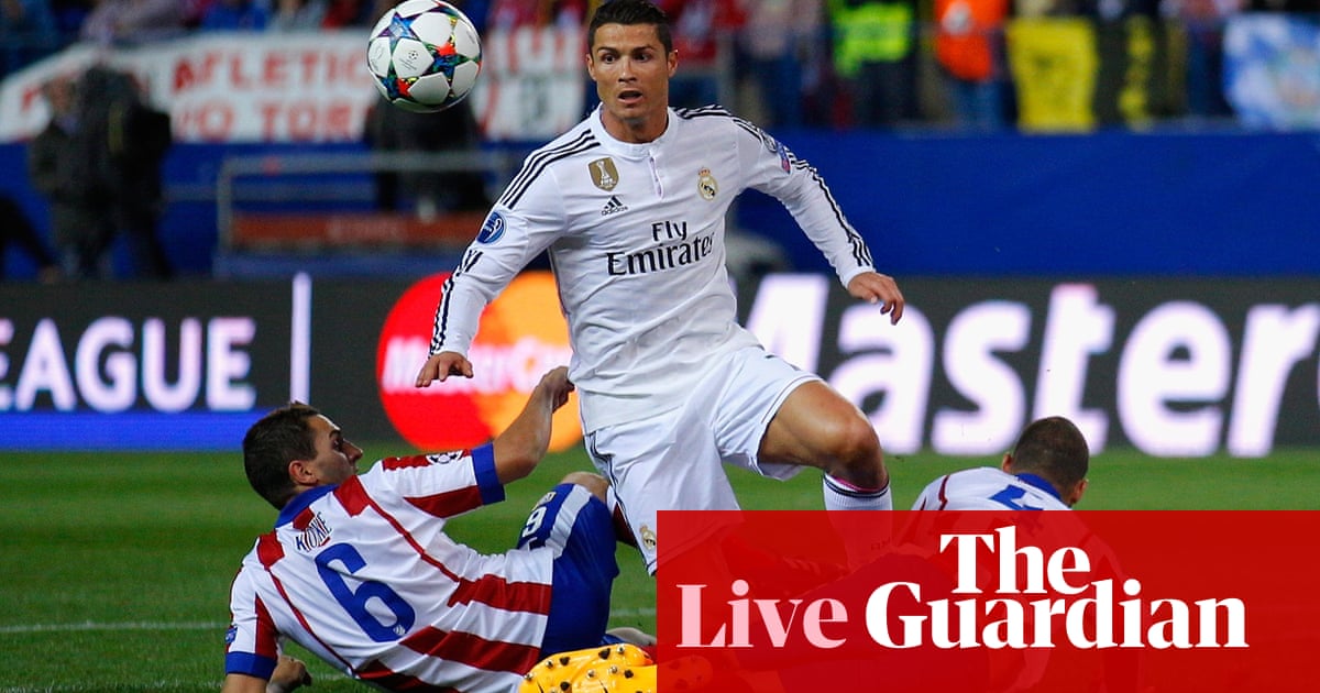 Atletico Madrid V Real Madrid Champions League Quarter Final