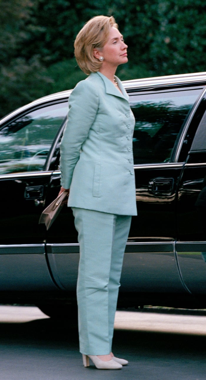 The Hillary Clinton Look Power Hair Pantsuits And Practicality Fashion The Guardian The Hillary Clinton Look Power Hair Pantsuits And Practicality Fashion The Guardian