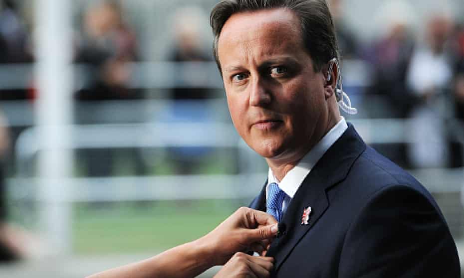David Cameron at the 2012 Paralympics.
