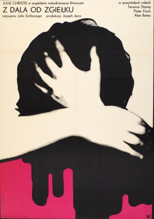 The Polish poster for Far From the Madding Crowd (John Schlesinger) Designed by Bronislaw Zelek