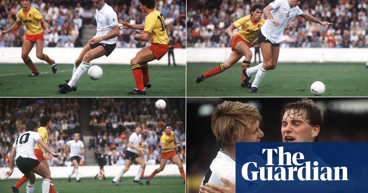 Golden Goal Glenn Hoddle For Tottenham V Watford 1983 Tottenham Hotspur The Guardian