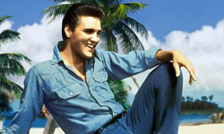 Elvis Presley wears colours fit for the King
