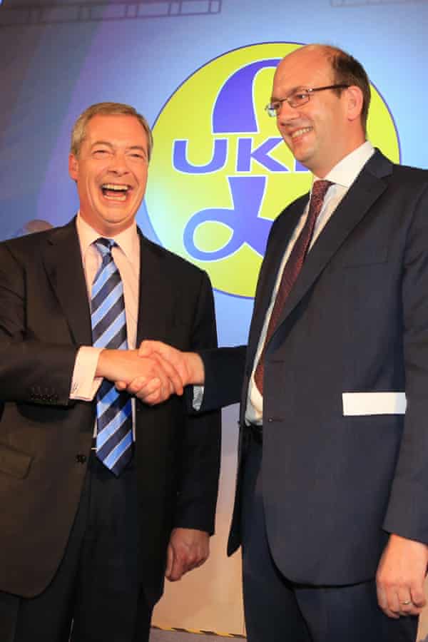 Mark Reckless, right, with Nigel Farage: ‘Many of those saying that Brexit would be terrible were arguing that we should join the euro.’