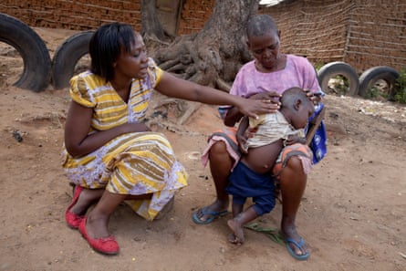 Phyllis Omido meets a woman whose grandson is suffering from lead poisoning.