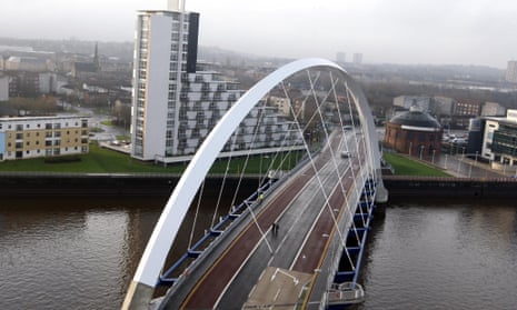 Glasgow's Clyde Arc bridge
