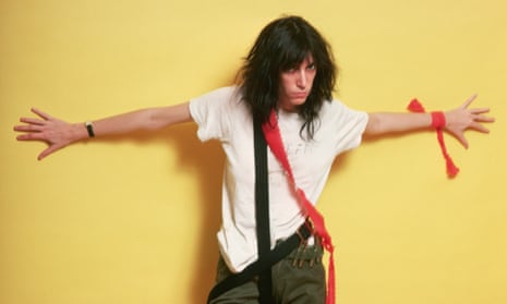 Studio portrait of Patti Smith taken in 1977, following the release of her debut album Horses.