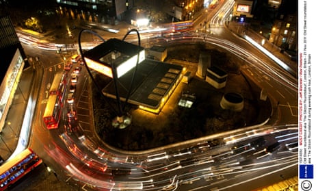 Old Street roundabout aka 'The Silicon Roundabout', London, Britain - 21 Nov 2011
