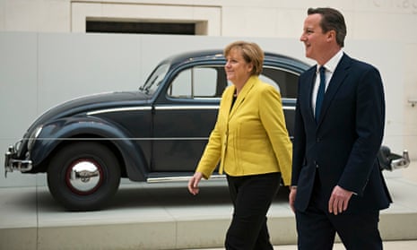 Angela Merkel and David Cameron at the British Museum