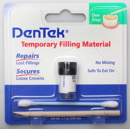 Temporary dental filling material