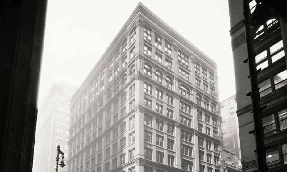 The Home Insurance Building was built with a steel frame in 1885 after the Great Chicago Fire destroyed parts of the mostly wooden city in 1871