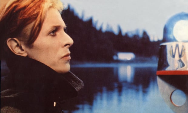 David Bowie in The Man Who Fell to Earth, the film on which Lazarus is based.
