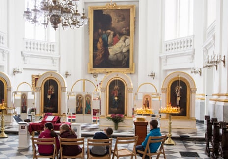 A class in the Greco-Catholic church in Warsaw.