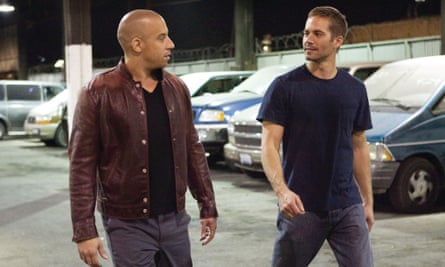 Paul Walker with Vin Diesel … with all those hotrod duels and meaningful glances between cockpits, was Walker ­actually the series’ true love ­interest?