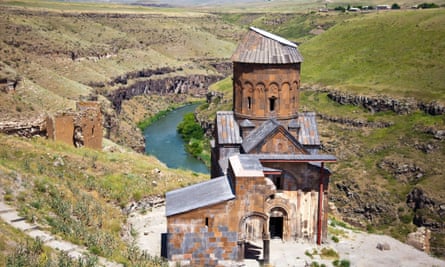 The ruined church of Saint Gregory in Ani, Turkey.