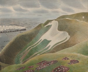 The Westbury Horse, 1939 by Eric Ravilious.