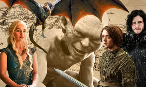 Game of Thrones and The Lord of the Rings ... the rise and rise of fantasy fiction. 