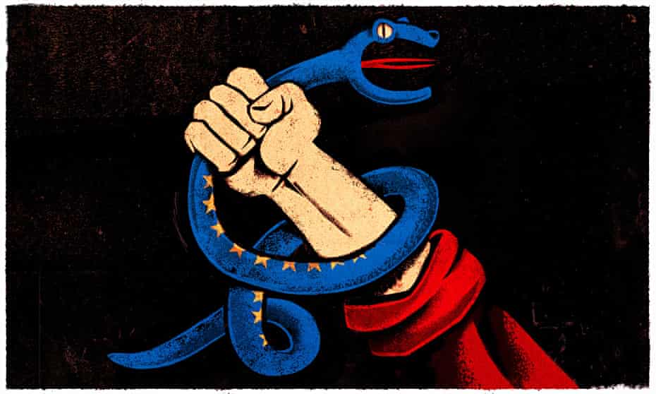 Ben Jennings illustration on Greece and Russia