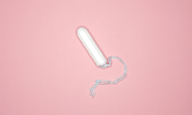tampon pink background