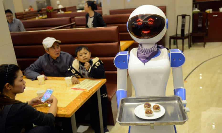 robot waitress