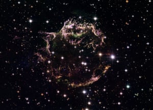 A detailed look at the remains of a supernova explosion known as Cassiopeia A. It is the youngest known remnant from a supernova explosion in the Milky Way. 