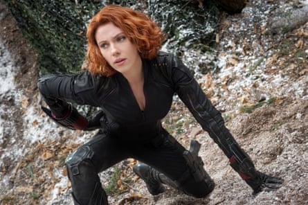 Scarlett Johansson as Black Widow/Natasha Romanoff, in Avengers: Age Of Ultron.