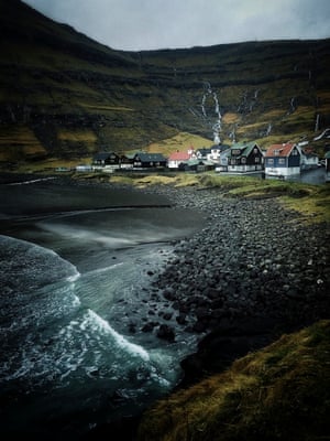Village of Tjørnuvik, Streymoy, Faroe Islands