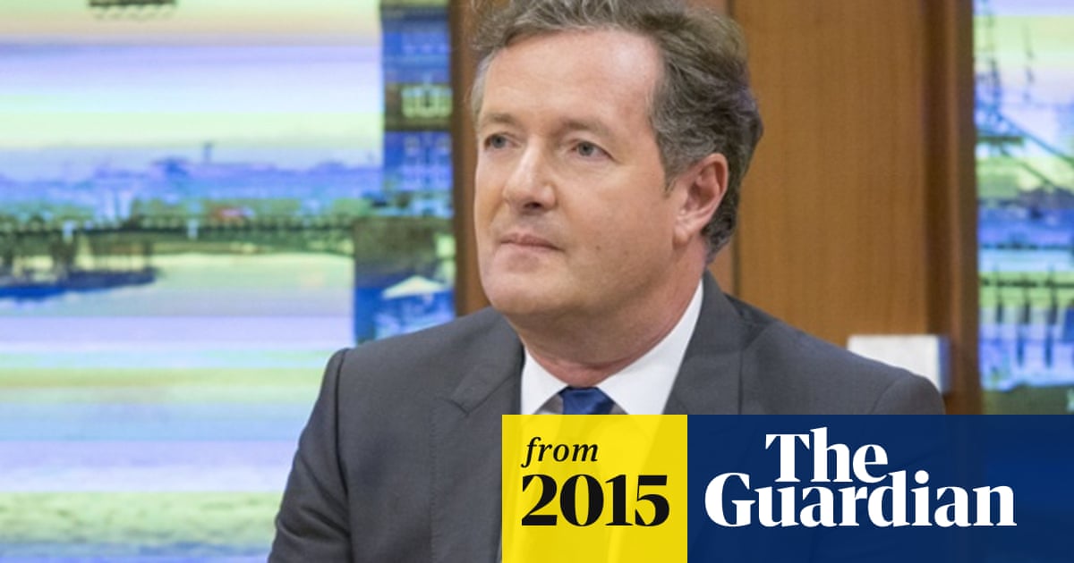 Piers Morgan Dropped From Good Morning Britain Over Lottery Ad Piers Morgan The Guardian