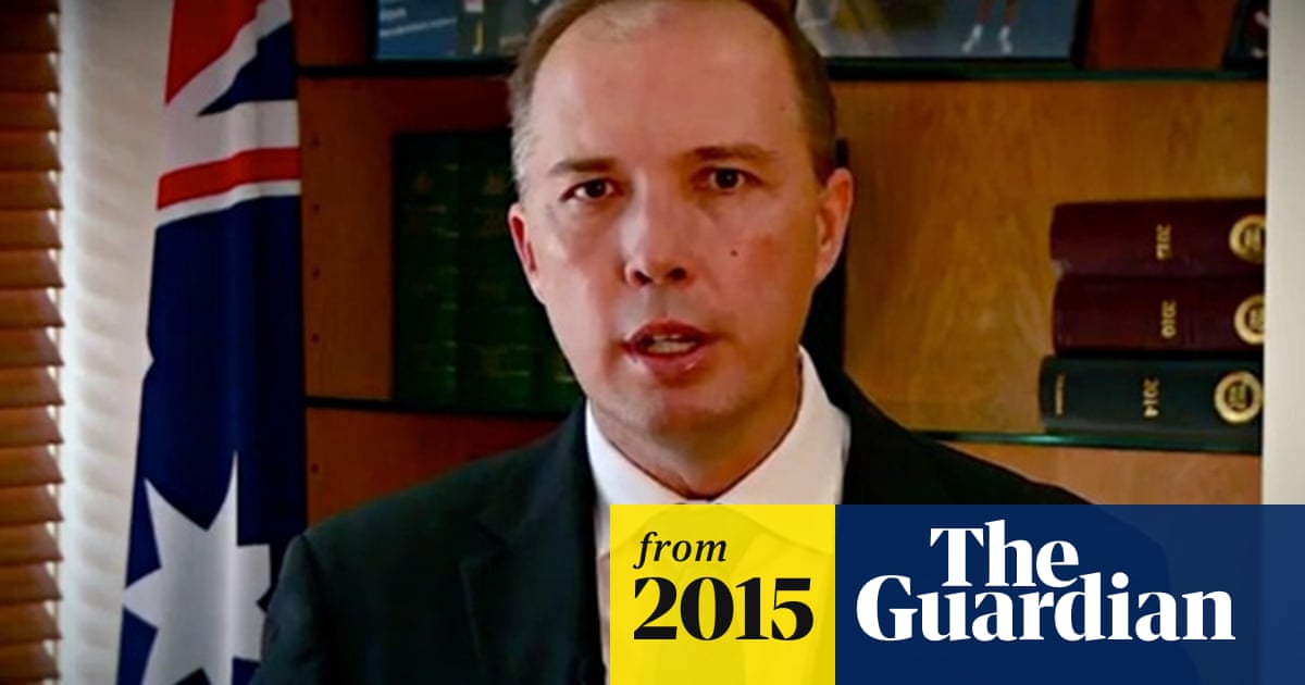 Peter Dutton in video plea to Nauru refugees to call 'Cambodia