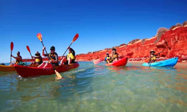 Shark Bay kayak tour, Australia