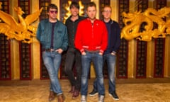 Blur, from left, Graham Coxon, Alex James, Damon Albarn and Dave Rowntree.
