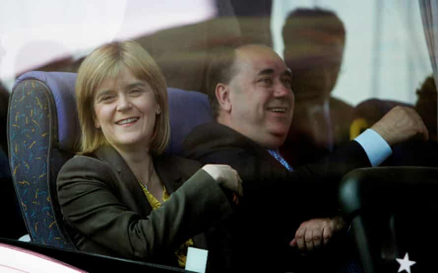 Sturgeon with Alex Salmond in 2007.