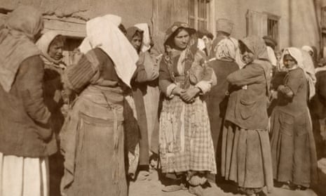 Survivors of the Armenian genocide, in 1919.