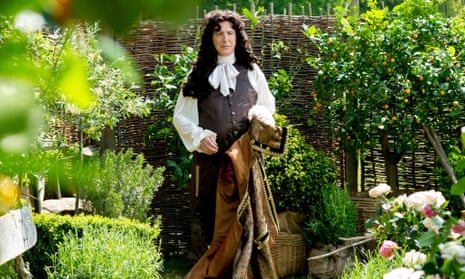 Here comes the Sun King … Alan Rickman as Louis XIV in A Little Chaos.