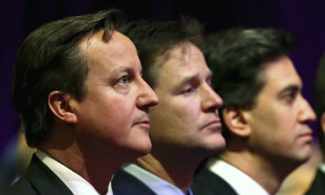 Cameron, Clegg and Miliband