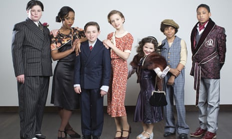 Cast of new 'Bugsy Malone' musical at the Lyric Theatre, London