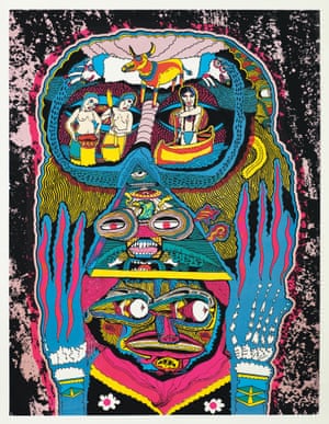 Live and Let Live, screen print, 2010, by Killer Acid