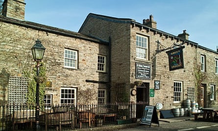 The Green Dragon Inn at Hardraw, Upper Wensleydale, Yorkshire Dales National Park