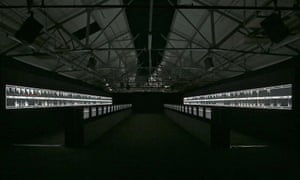 Ryoji Ikeda's installation, Supersymmetry