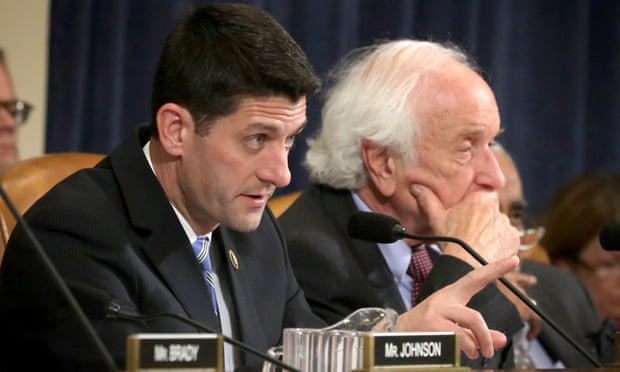 House Ways and Means Committee chairman Paul Ryan, left, and ranking member Sander Levin.
