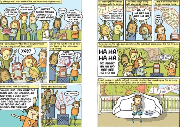 Cece Bell I Wanted To Show What It Felt Like To Be The Only Deaf Kid At My School Children S Books The Guardian