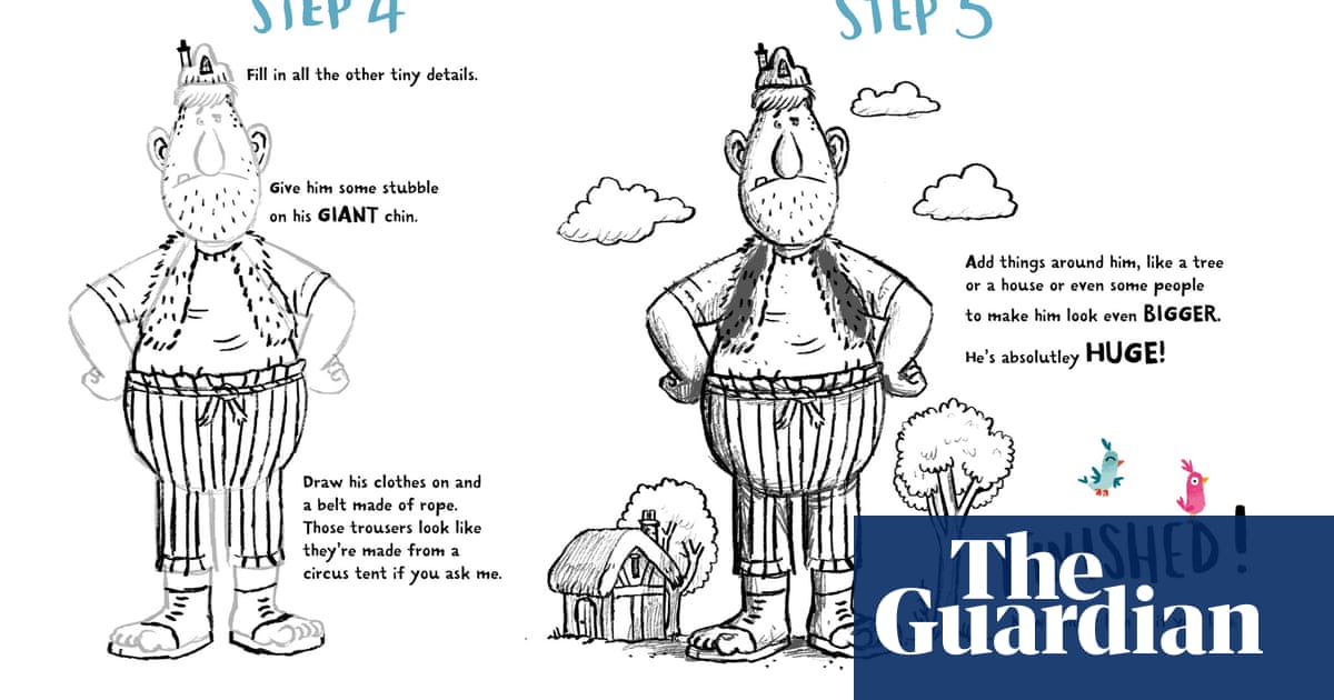 How To Draw A Giant Children S Books The Guardian How To Draw A Giant Children S Books The Guardian